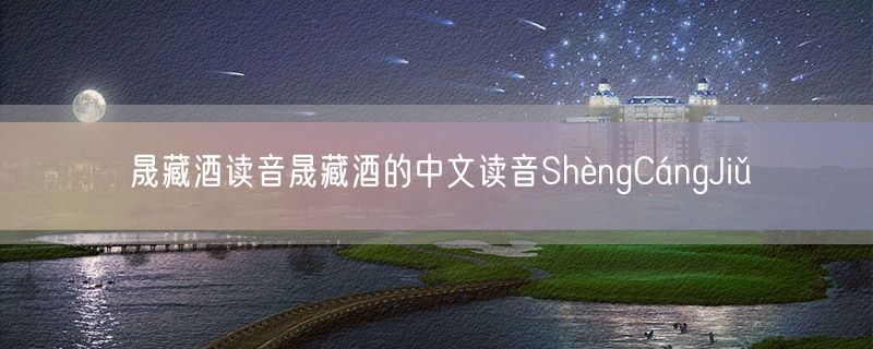 晟藏酒读音晟藏酒的中文读音ShèngCángJiǔ